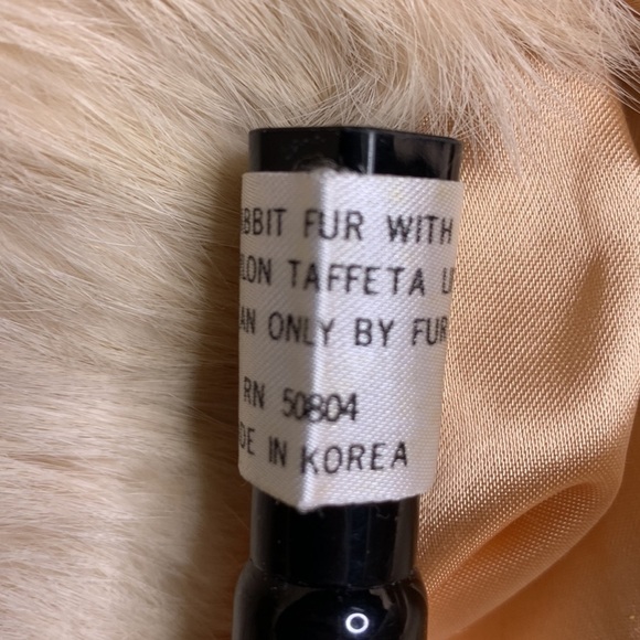 Rabbit fur jacket ladies size S - Picture 5 of 10